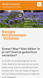 Mobile Screenshot of blaakendgezond.nl